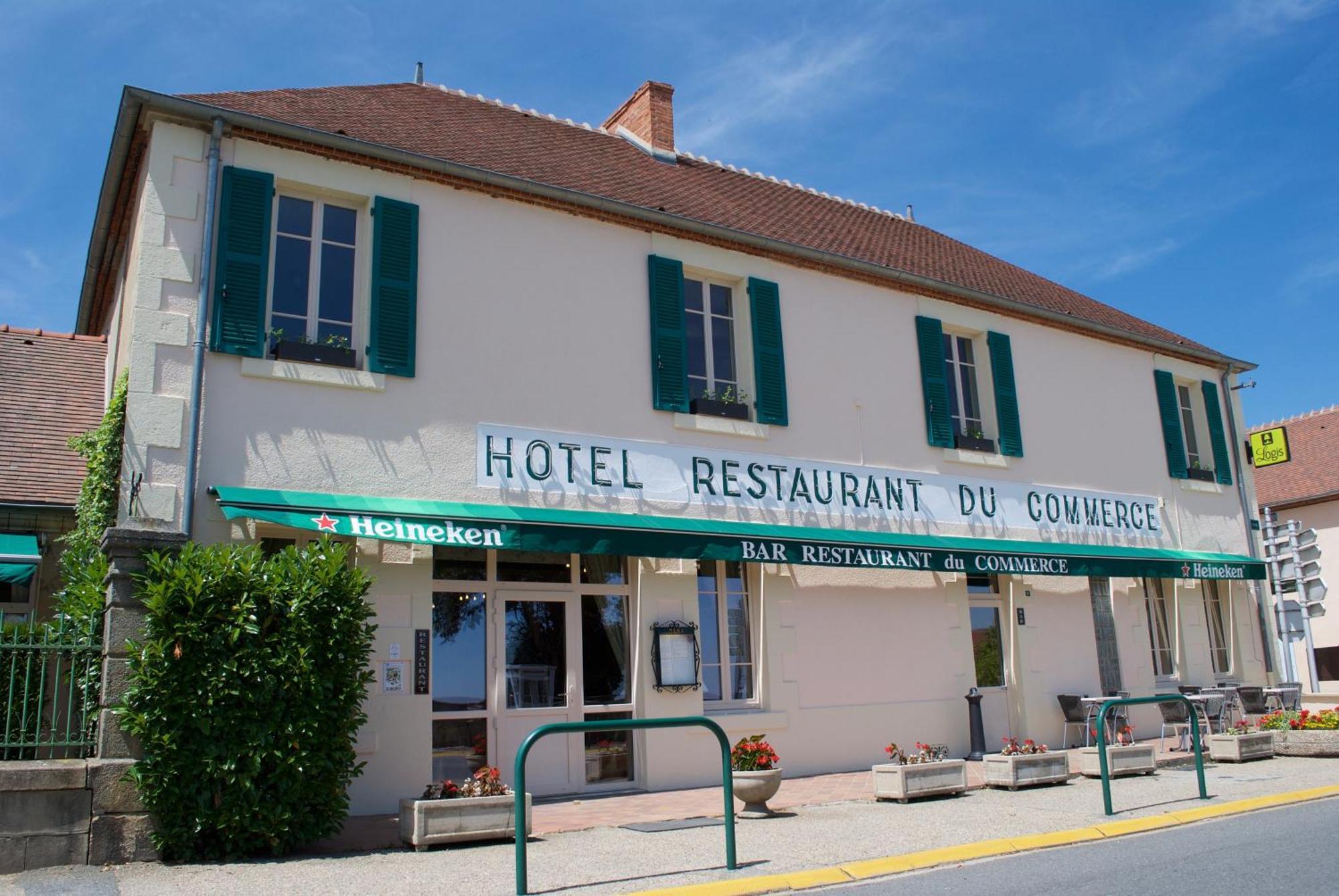 Hotel Restaurant Bar Du Commerce - Kb Hotel Group Tronget 외부 사진